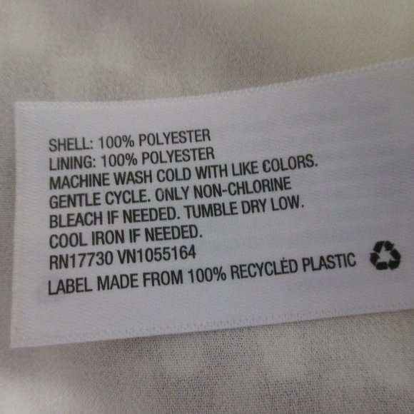 A New Day top Romantic Boho cream color, lightweight V neck blouse size L - Picture 3 of 7